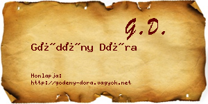 Gödény Dóra névjegykártya